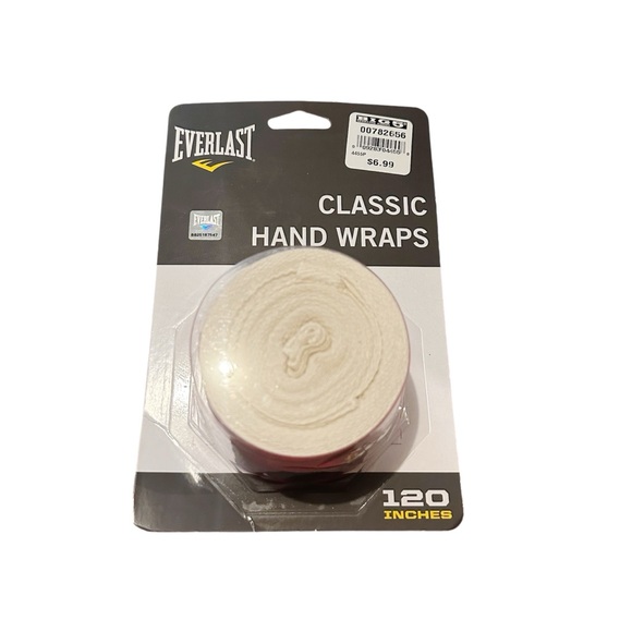 Everlast Classic Hand Wraps 120" White NEW Boxing MMA - Picture 1 of 2